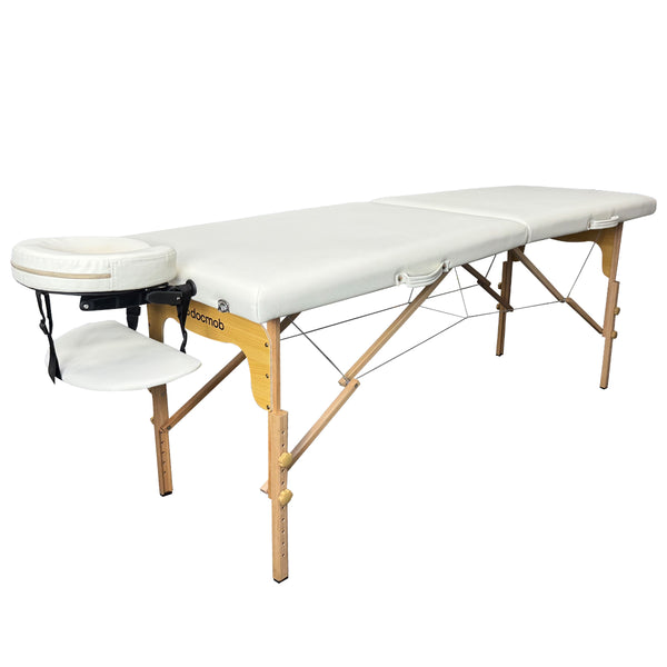 Maca Dobrável Portátil Branca – 250 kg | Docmob
