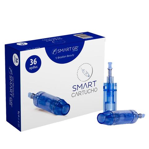 Cartucho Smart Pen Universal Azul – 36 Agulhas | Smart GR