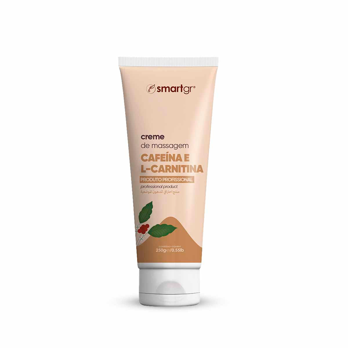 Creme de Massagem Cafena e L-Carnitina 230 g | Smart GR Creme de Massagem Cafena e L-Carnitina 230 g | Smart GR