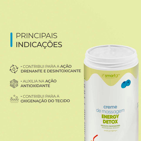 Creme de Massagem Energy Detox – 1 kg | Smart GR