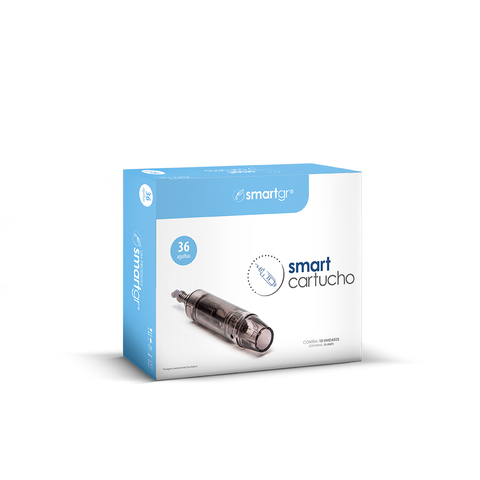 Cartucho Smart Pen Preto – 36 Agulhas | Smart GR