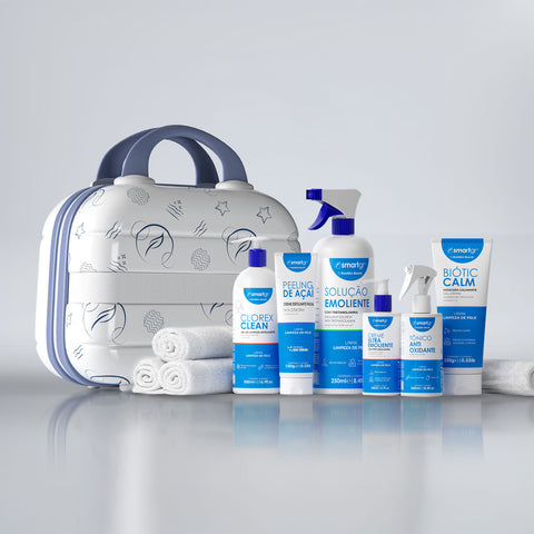 Kit Limpeza de Pele + Frasqueira | Smart GR