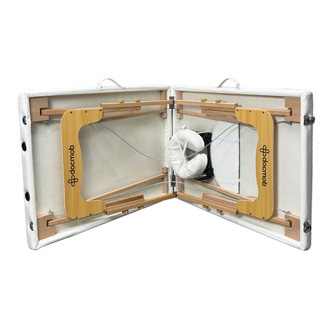 Maca Dobrável Portátil Branca – 250 kg | Docmob