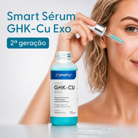 Smart Sérum GHK-Cu Exo 2ª geração - a evolução do Peptídeo de Cobre na Estética Regenerativa