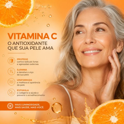 Vitamina C: benefícios, tendências e o futuro do skincare antioxidante
