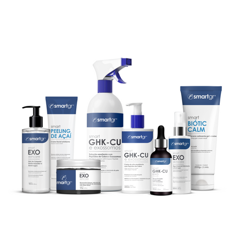 Smart Kit Limpeza de Pele Profissional – GHK-Cu e Exossomos | Smart GR