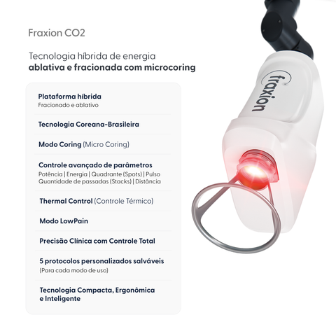 Fraxion, Laser de CO2, Fracionado e Não Fracionado com Microcoring — vista adicional, Smart GR