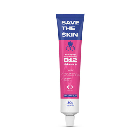 B12 Intensivão Creme Facial 30 g, Save The Skin — creme com Vitamina B12 e Niacinamida