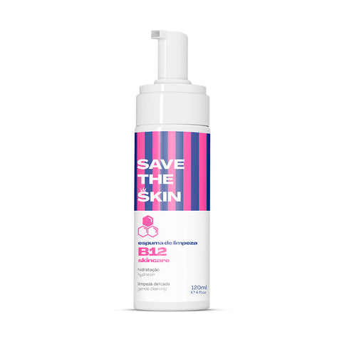 B12 Skincare – Espuma de Limpeza – 120 ml | Save The Skin