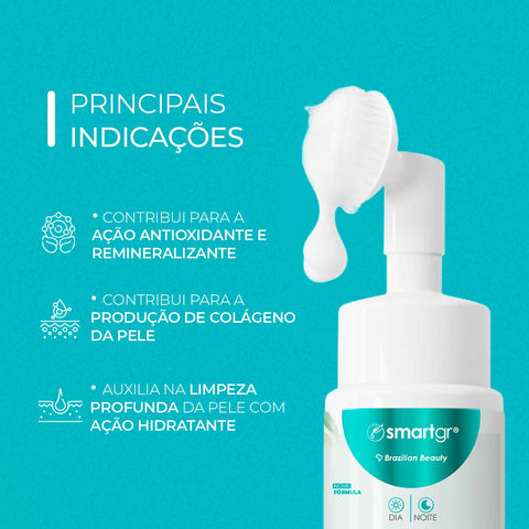 Smart Booster Foam – 150 ml - Espuma com Ácido Hialuronico | Smart GR