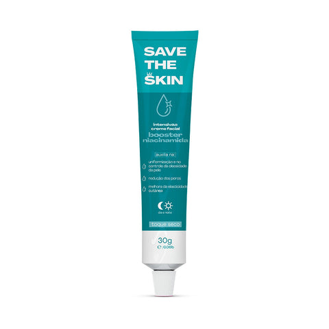 Booster Niacinamida Intensivão Creme Facial, 30 g — com Niacinamida e Ácido Hialurônico, Save The Skin