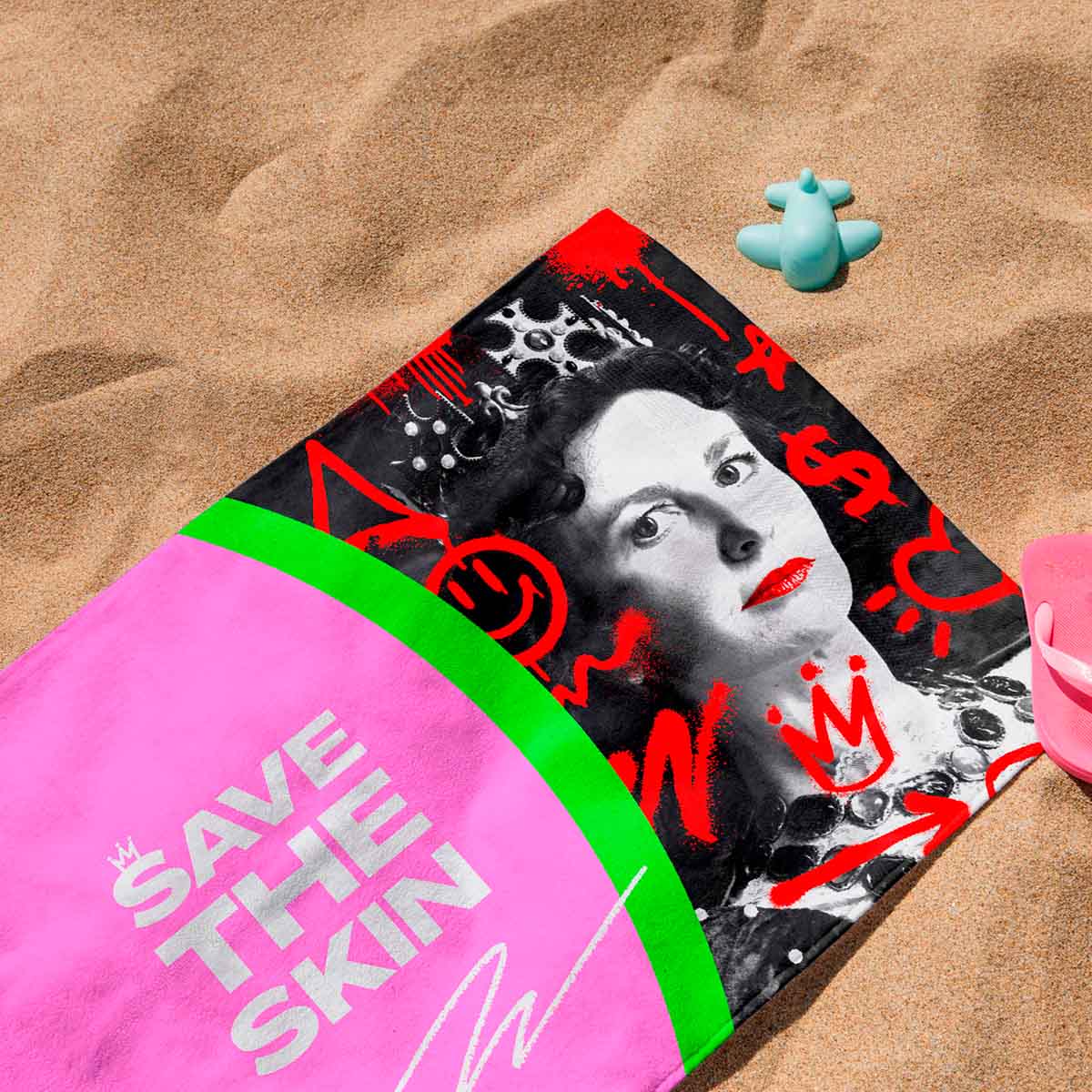 Canga Rainha, acessório de praia — vista adicional, Save The Skin