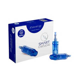 Cartucho Derma Pen Azul Universal  – 137 Agulhas - Caixa com 10 unidades | Smart GR