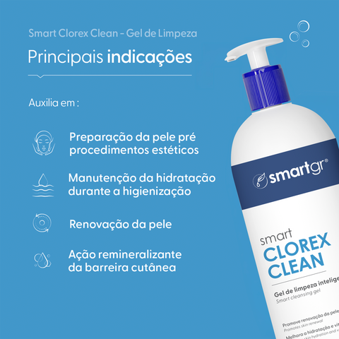 Smart Clorex Clean – 500 ml – Gel de Limpeza Inteligente | Smart GR