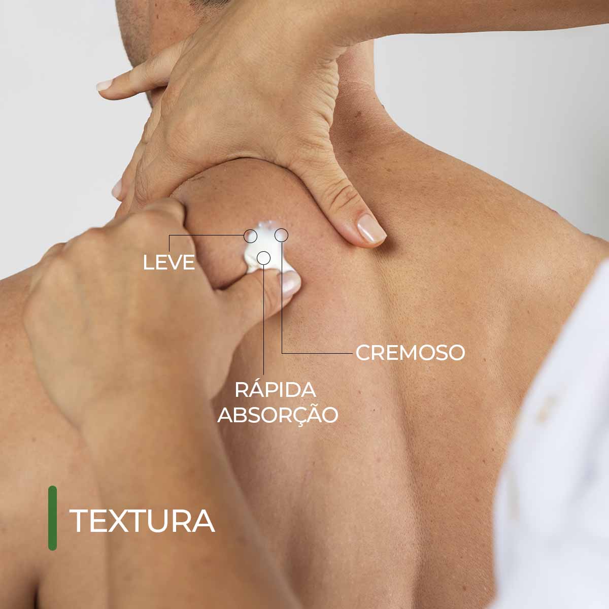 Creme de Massagem Chá Verde, 1 kg — embalagem do produto, Smart GR