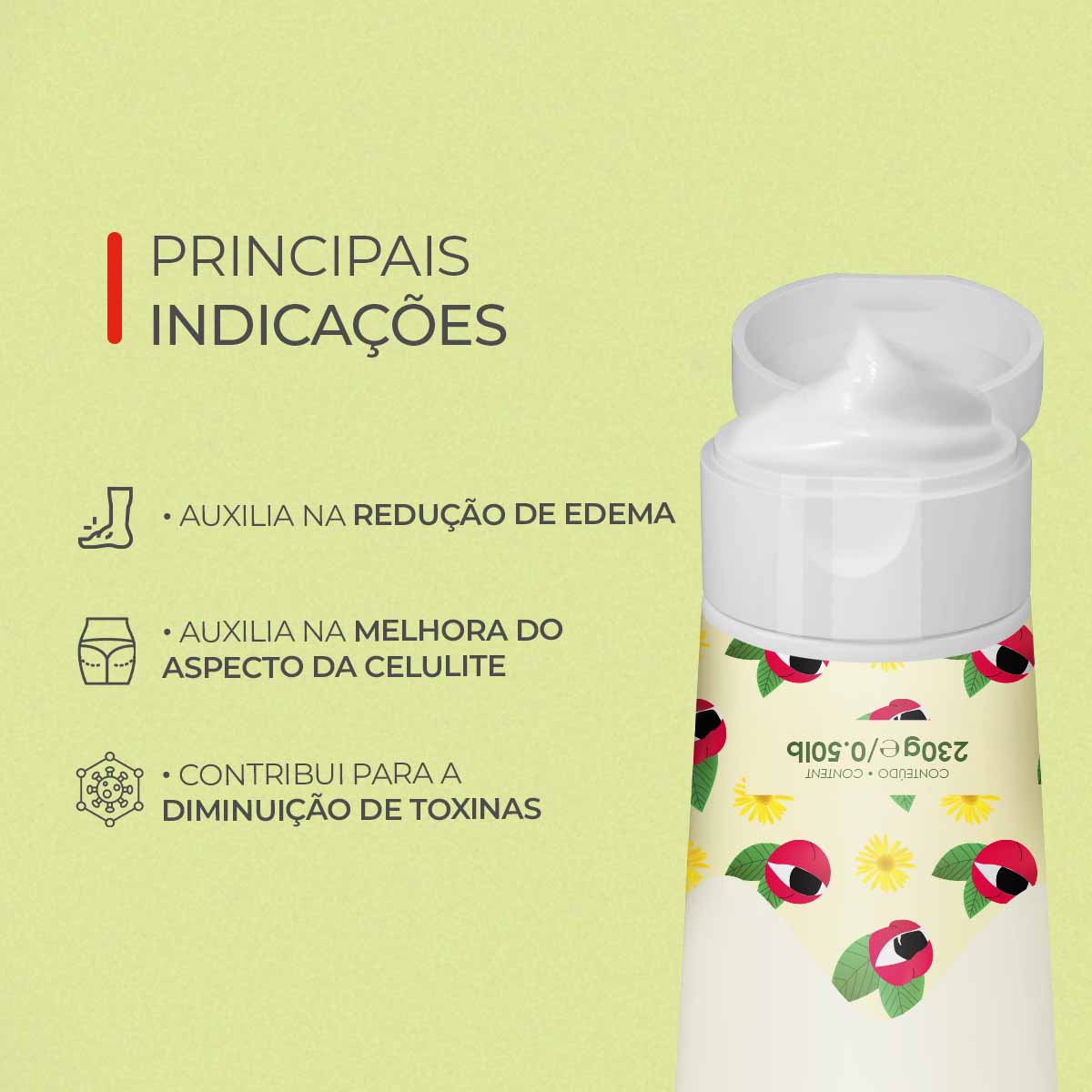 Creme de Massagem Drenagem Linfática, 230 g — vista adicional, Smart GR