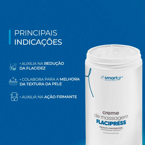 Creme de Massagem Flacipress, 1 kg — vista adicional, Smart GR