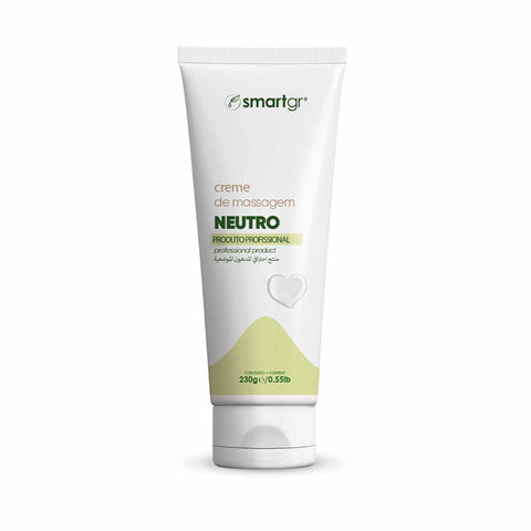 Creme de Massagem Neutro, 230 g — hipoalergênico para pele sensível, massagem corporal, Smart GR