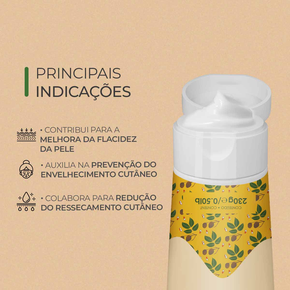 Creme de Massagem Copaíba e Macadâmia, 230 g — vista adicional, Smart GR