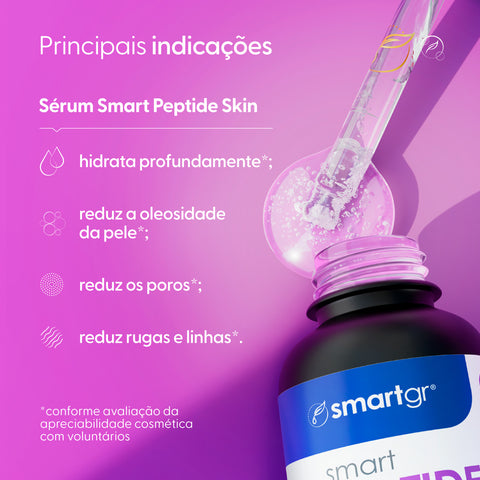 Sérum Peptide Skin, Peptídeos Anti-idade, 30 ml — vista adicional, Smart GR