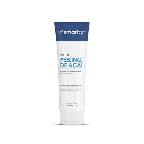 Smart Peeling de Açaí, 150 ml, Creme Esfoliante Facial — ação antioxidante e renovação da pele, Smart GR