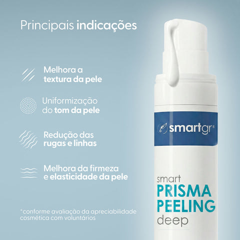 Smart Prisma Peeling Deep, Sílica Biônica, 30 ml — embalagem do produto, Smart GR