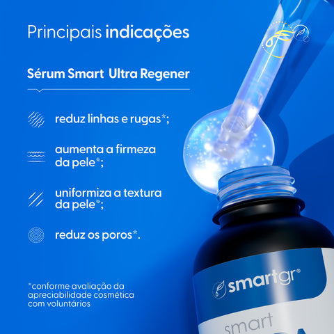 Sérum Ultra Regener Recuperador Anti‑linhas e Rugas – 30 ml | Smart GR