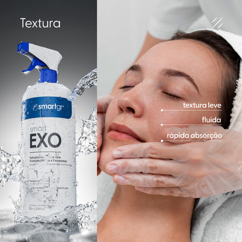 Smart Solução Emoliente EXO, Exossomos, 1 L — embalagem do produto, Smart GR