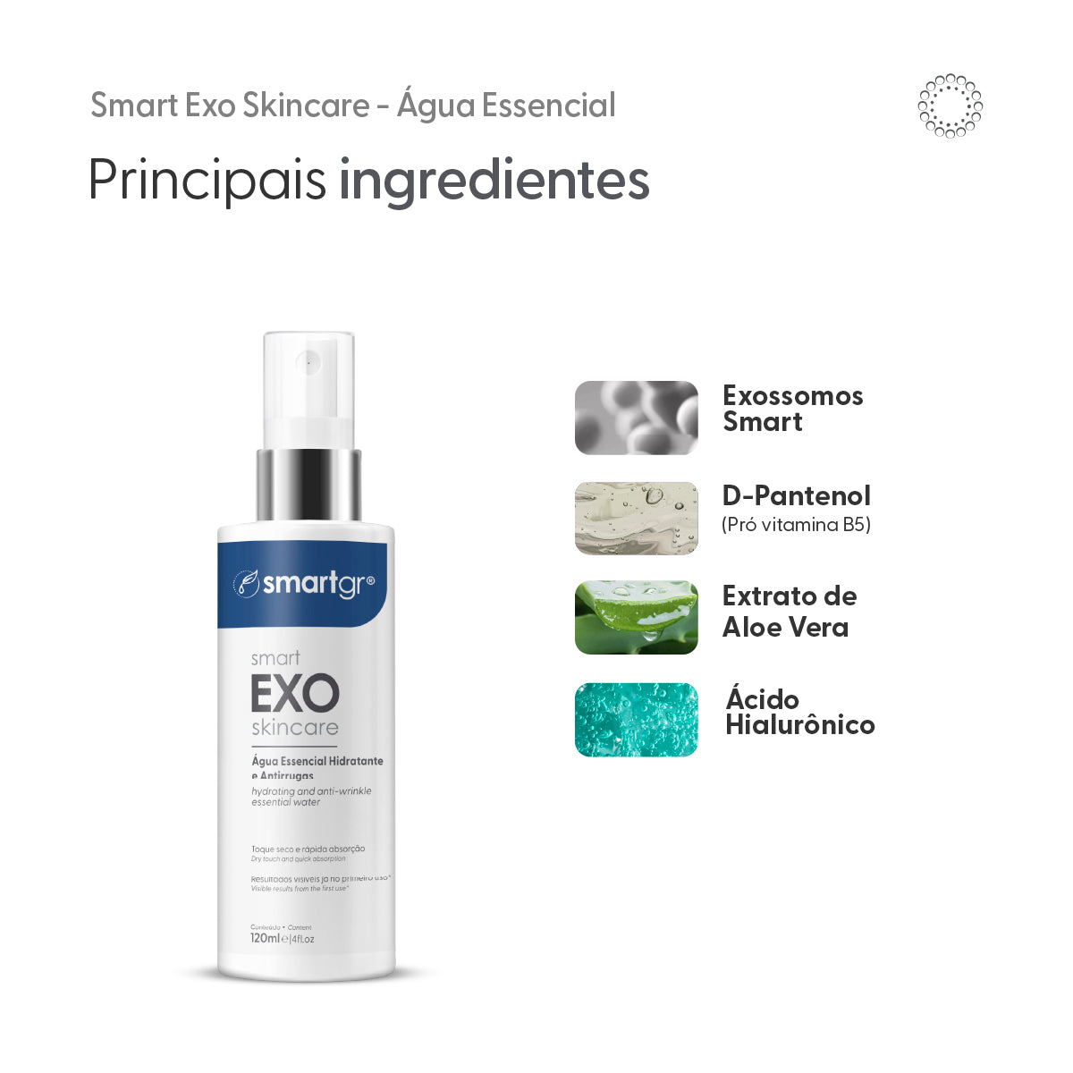Tônico Exossomos - Água Essencial – 120 ml | Smart GR