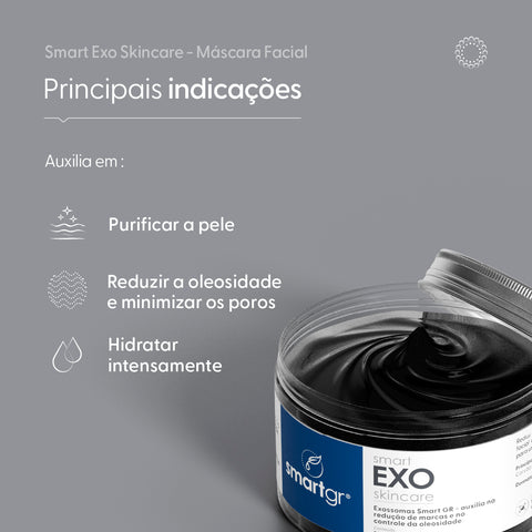 Kit Limpeza de Pele Profissional — Smart Exo Máscara Facial, Smart GR