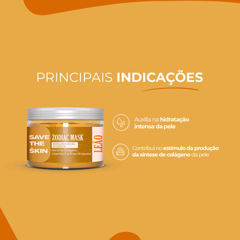 Máscara Facial Dourada – 120 g | Save The Skin
