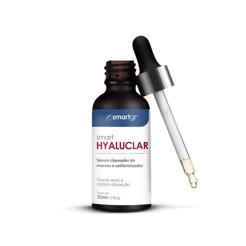 Sérum Hyaluclar, Clareador de Marcas e Uniformizador, 30 ml — sérum facial com ácido tranexâmico e glutationa, Smart GR