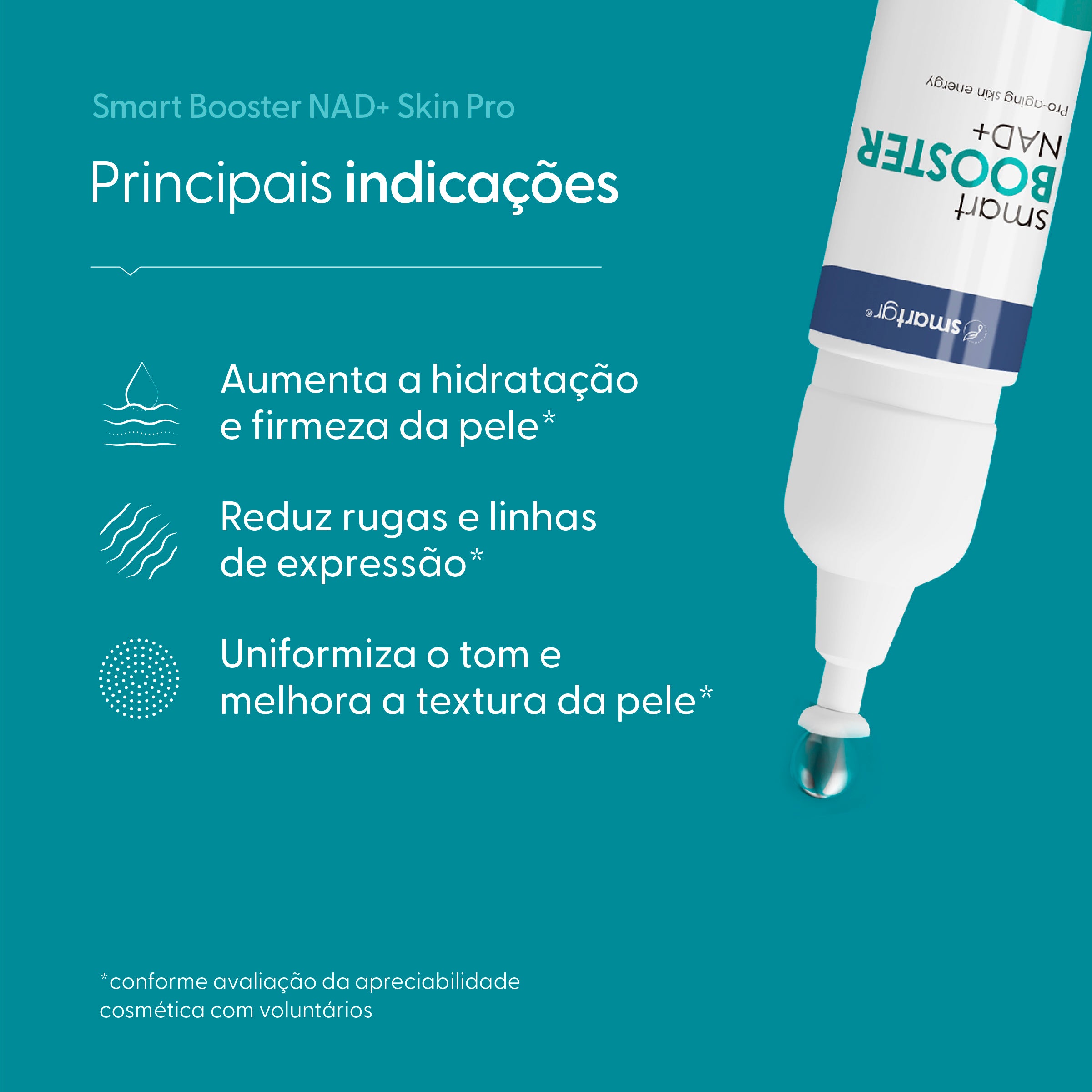 Smart Booster NAD+ Skin Pro, 5 x 3 ml — vista adicional, Smart GR