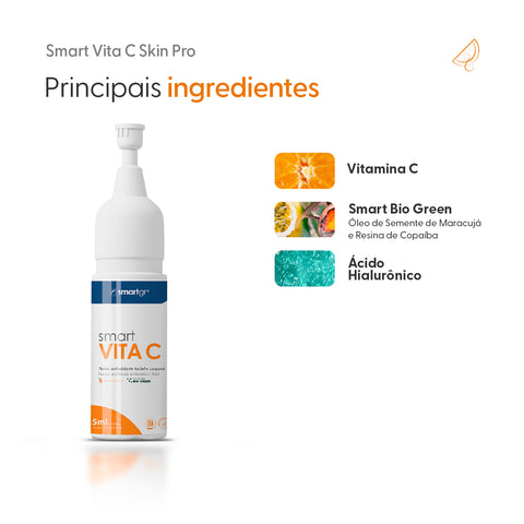 Smart Vita C Skin Pro, 5 x 5 ml — embalagem do produto, Smart GR