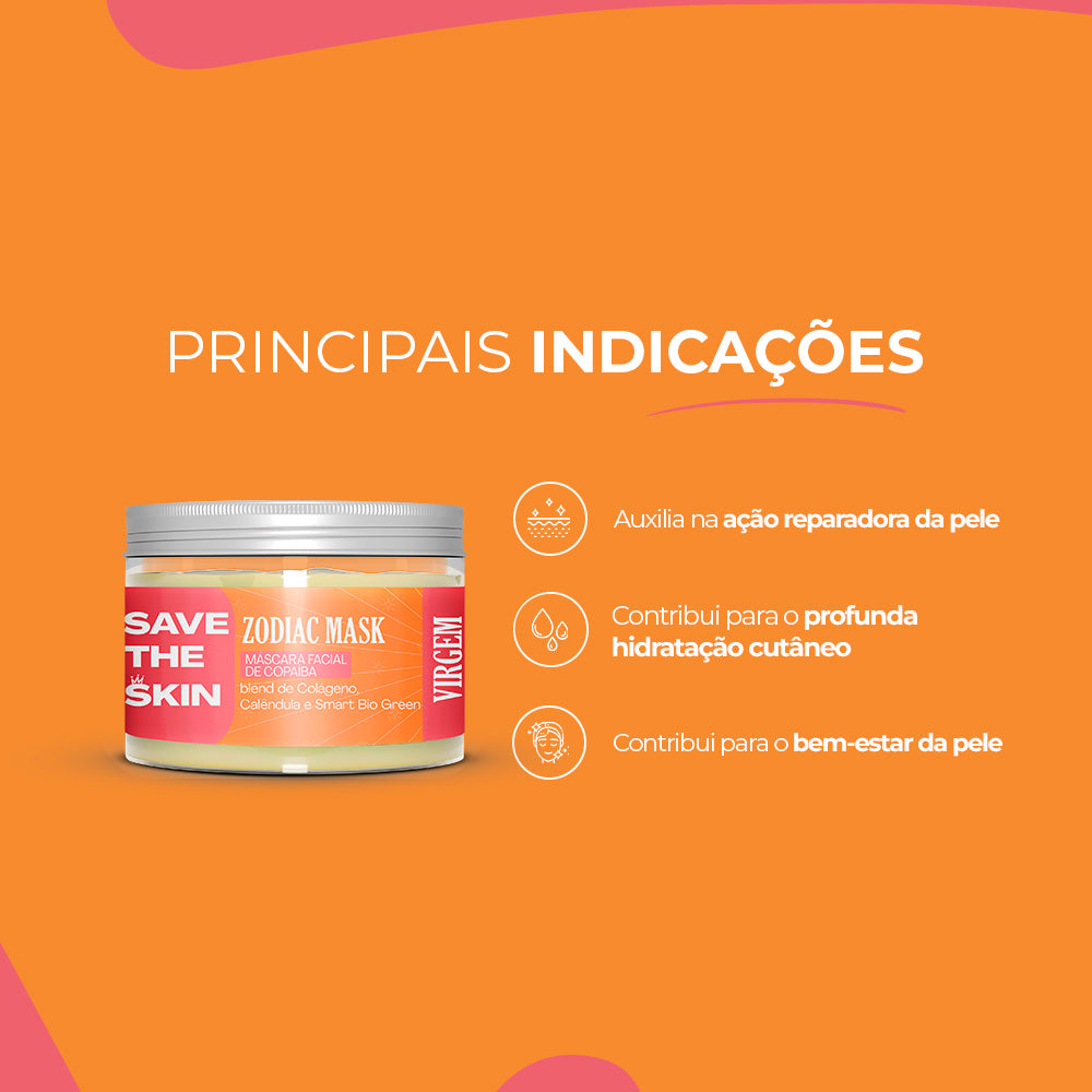 Máscara Facial de Copaíba – 120 g | Save The Skin – Smart GR