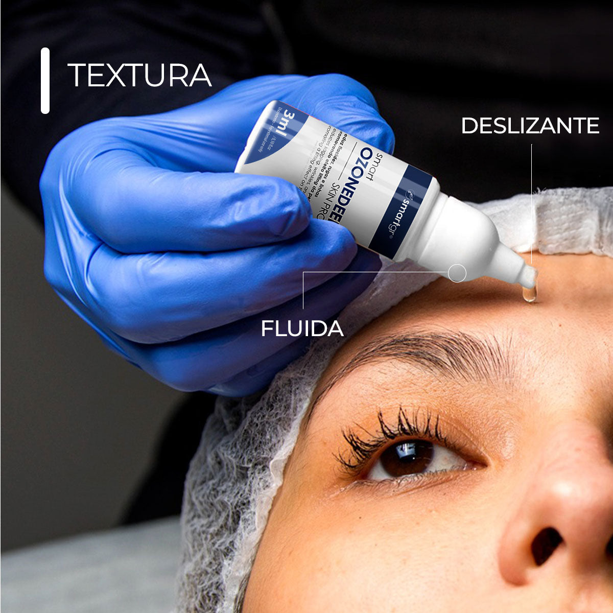 Smart Ozonedeep Skin Pro, 5 x 5 ml — textura do produto, Smart GR