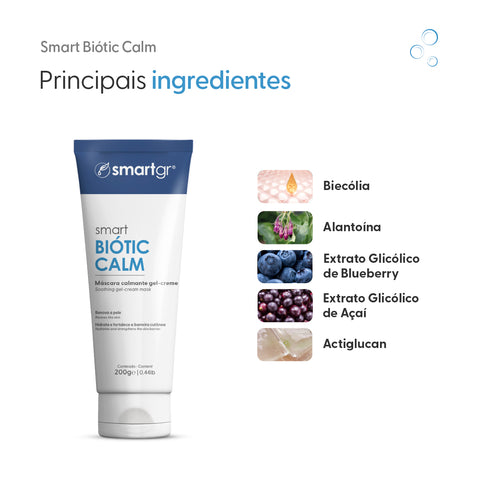 Smart Biótic Calm, Máscara Calmante, 200 ml — vista adicional, Smart GR