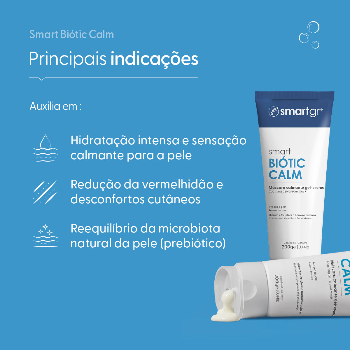 Kit Limpeza de Pele GHK-Cu e Exossomos — Smart Biótic Calm, Smart GR