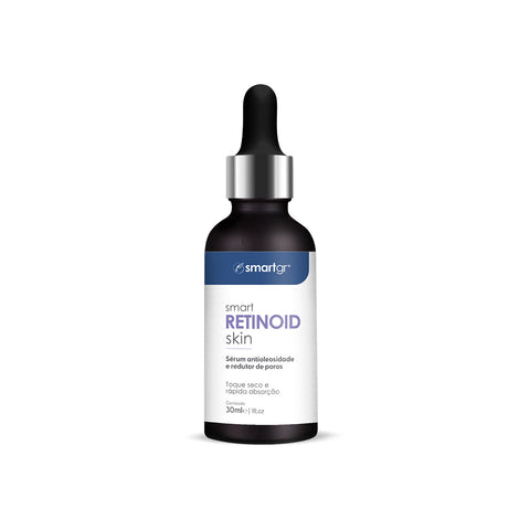 Sérum Retinoid Skin, Antioleosidade e Redutor de Poros, 30 ml — sérum noturno com retinol, Smart GR