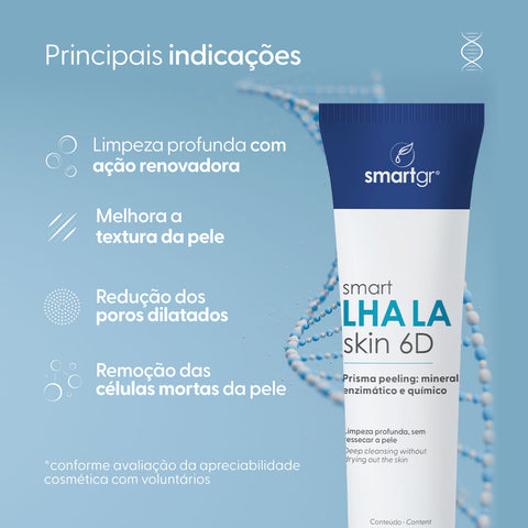 Smart Prisma Peeling Lha La Skin 6D, Gel de Limpeza, 60 ml — vista adicional, Smart GR