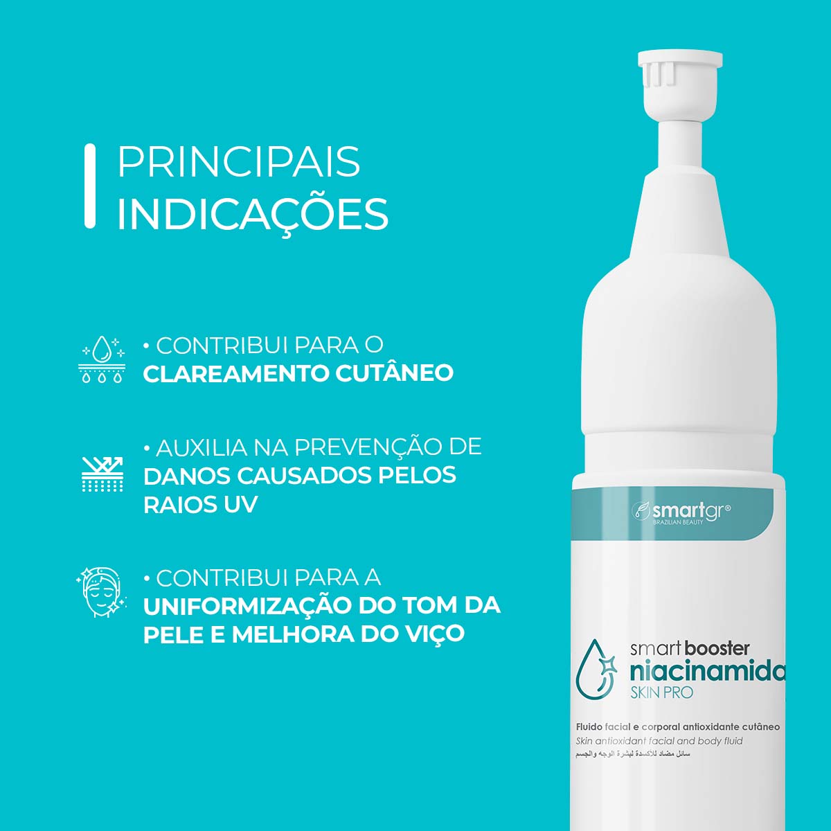 Smart Booster Niacinamida Skin Pro, 5 x 3 ml — vista adicional, Smart GR