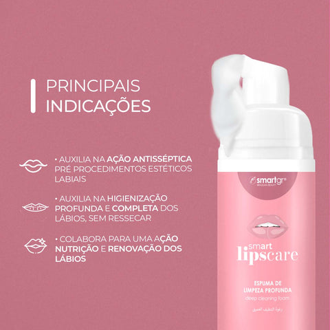 Espuma de Limpeza Labial - Lips Care – 50 ml | Smart GR