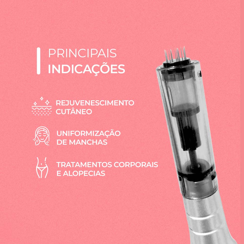 Cartucho Smart Pen Preto, 12 agulhas — indicações de uso, Smart GR
