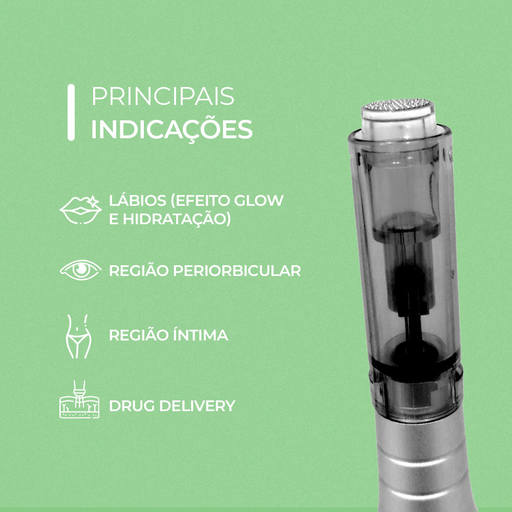 Cartucho Smart Pen Preto, 137 nano pins — indicações de uso, Smart GR