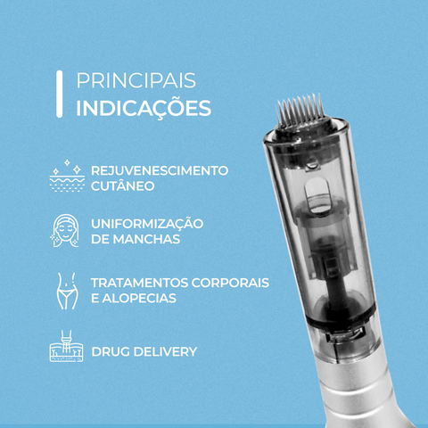 Cartucho Smart Pen Preto, 36 agulhas — indicações de uso, Smart GR