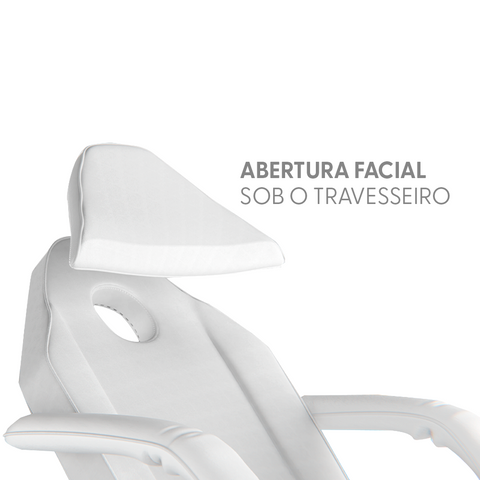 Poltrona Hidráulica, cor branca, Docmob — especificações técnicas do produto, Smart GR