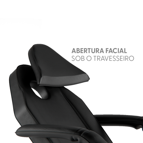 Poltrona Hidráulica, cor preto, Docmob — especificações técnicas do produto, Smart GR