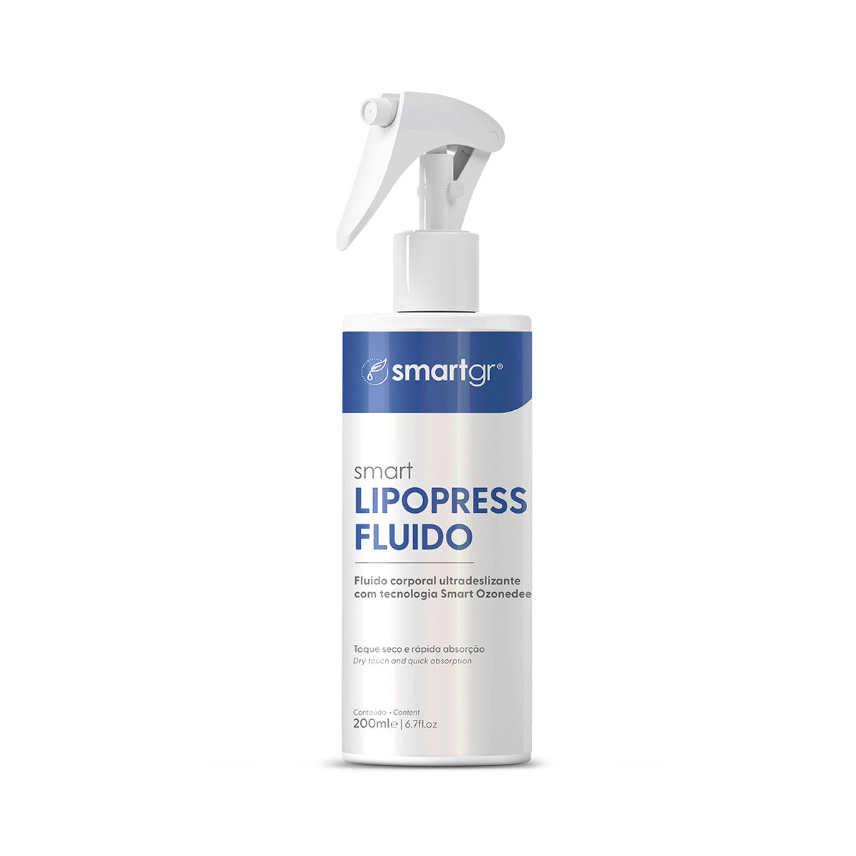 Smart Lipopress Fluido Corporal, 200 ml — auxiliar no combate à gordura localizada, Smart GR