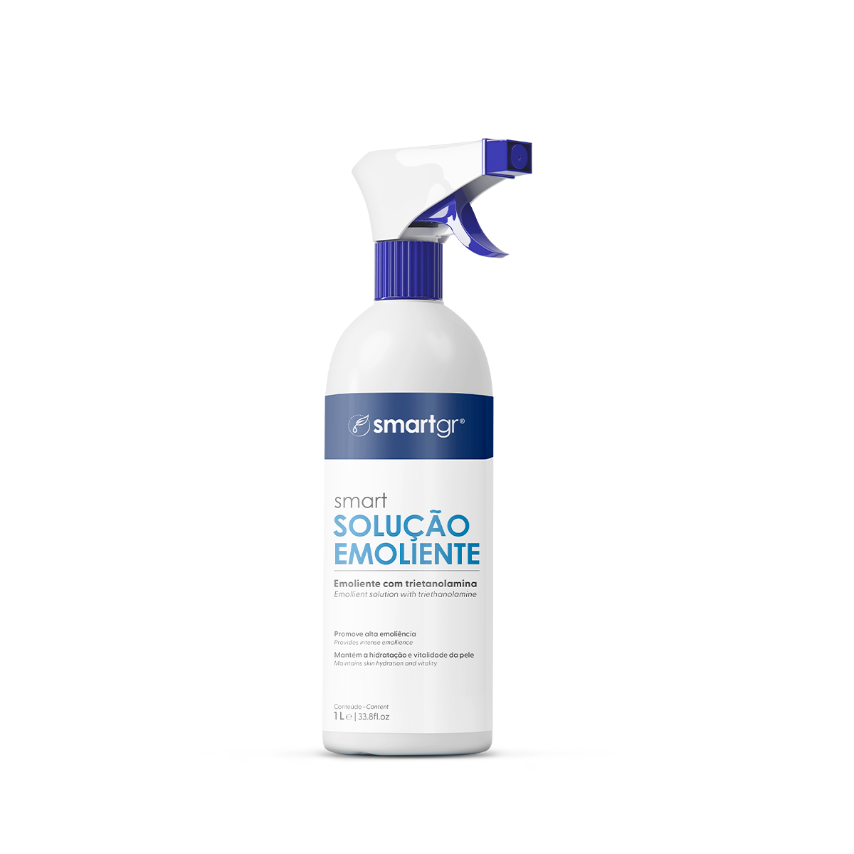 Smart Solução Emoliente, 1 L — preparo e limpeza facial, Smart GR