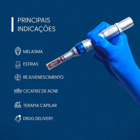 Smart Pen Caneta Elétrica de Microagulhamento + Workshop Online de Microagulhamento | Smart GR
